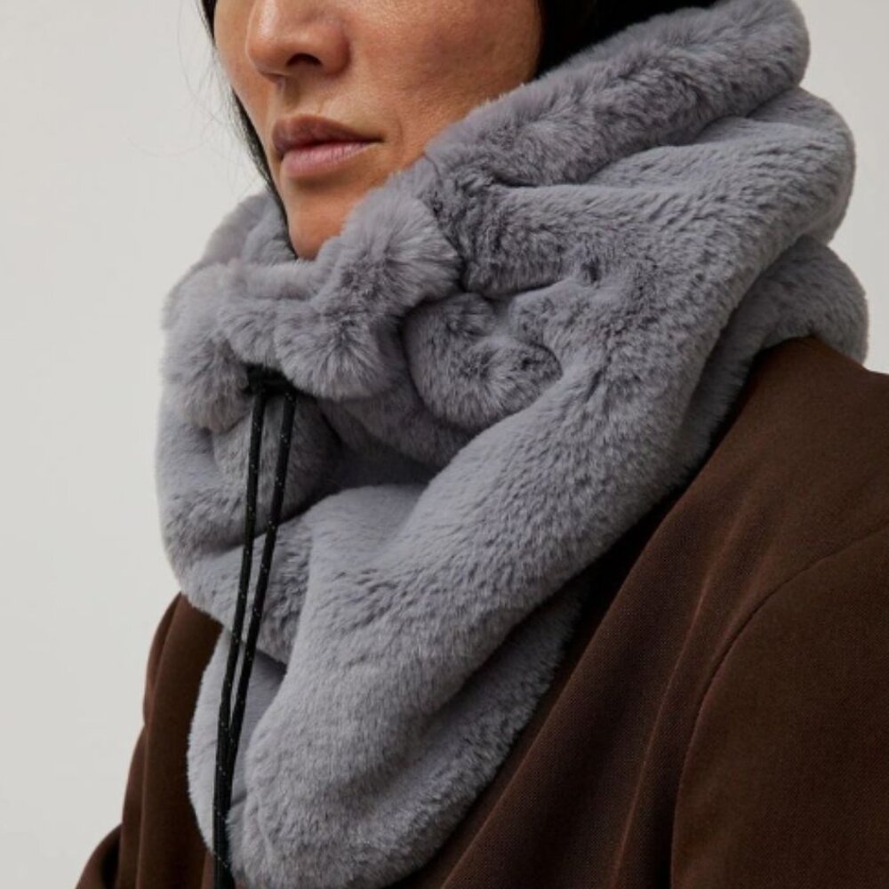 KkCo Tube Scarf Grey OS Unisex New‎ With Tags